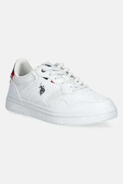 Boty U.S. Polo Assn. DENNY004 bílá barva, DENNY004K/5Y9