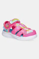 Dětské sandály Skechers JUMPSTERS SANDAL růžová barva, 303273N