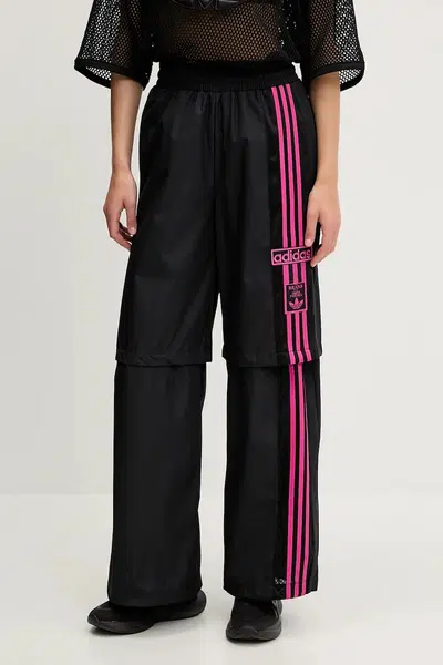 Tepláky adidas Originals Woven Trackpant dámské, černá barva, JD0088