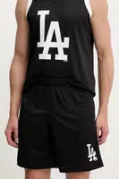 Kraťasy 47 brand MLB LA Dodgers pánské, černá barva, BB012PMXYEX657809JK