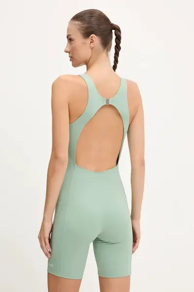 Overal Casall zelená barva, s kulatým výstřihem, 25002