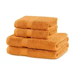 Sada ručníků  4-pack oranžová barva