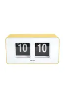 Stolní hodiny Karlsson Funky Flip žlutá barva