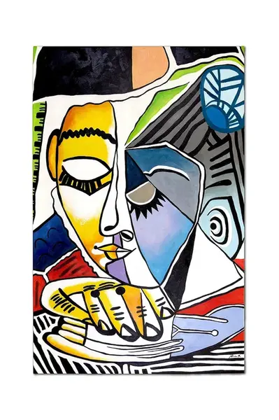 Reprodukce malovaná olejem home & lifestyle Hlava ženy, Pablo Picasso