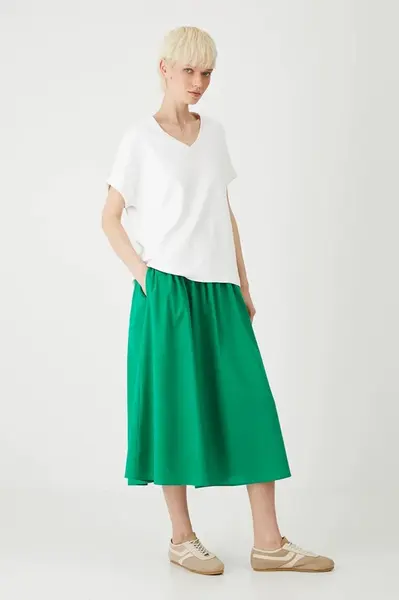 Bavlněné tričko Medicine dámské, bílá barva