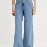 Džíny Tommy Jeans dámské, modrá barva, DW0DW20591