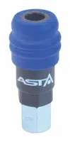 Vzduchová rychlospojka 1/4” GW bezpečnostní, vnitřní závit - samice - ASTA