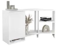 Flexibilný regál s úložným priestorom Flex 1, biely%