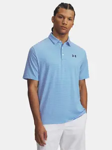 Pánské tričko Under Armour UA Playoff 3.0 Stripe Polo-BLU - Pánské