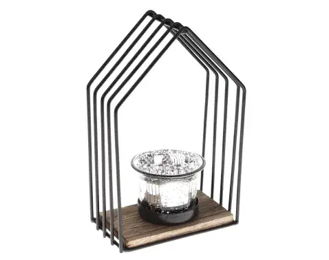 Svietnik domeček, 18 cm%