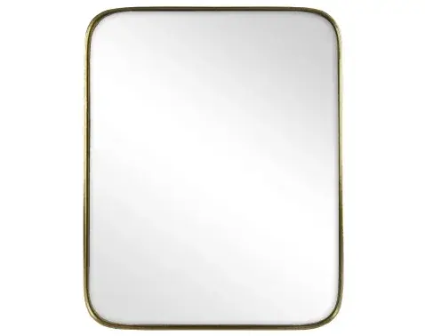 Nástenné zrkadlo Thea 40x50 cm, zlaté%
