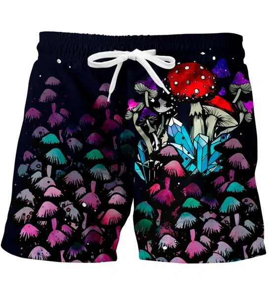 Pánske oblečenie Mr. GUGU & Miss GO Mr._GUGU_&_Miss_GO_Swimwear_ST1761_Purple