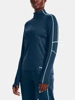 Modré dámske tričko Under Armour UA Train CW 1/2 Zip