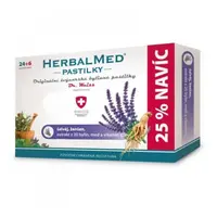 DR. WEISS Herbalmed šalvia, ženšeň 24 + 6 pastiliek ZDARMA