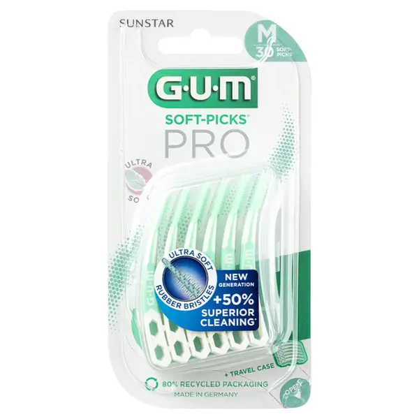 G.U.M Soft-Picks PRO Medzizubné kefky Medium v ​​blistri 30 kusov