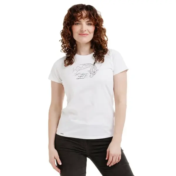 Bushman Dámske tričko Moanda, biele XXL