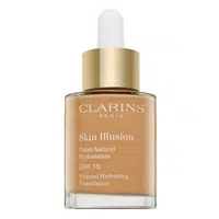 Clarins Skin Illusion Natural Hydrating Foundation tekutý make-up s hydratačným účinkom 112 Amber 30 ml