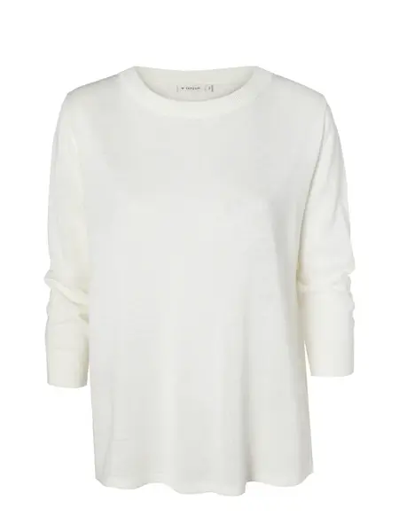 TATUUM Blúzka 'ANABEL'  šedobiela