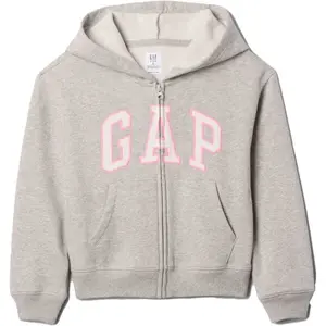 GAP V-BAS HERITAGE FZ Dívčí mikina, šedá, velikost