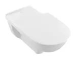 Villeroy & Boch ViCare - Závěsné WC bezbariérové, zadní odpad, DirectFlush, CeramicPlus, alpská bílá 4601R0R1
