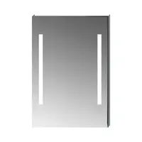 Jika Clear - Zrcadlo s LED osvětlením, 55x81 cm H4557151731441