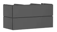 Hansgrohe Xilesa E - Umyvadlová skříňka, 62x118x55 cm, 2 zásuvky, matná šedá 54304760