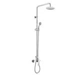 Mereo Viana - Sprchový set s baterií, průměr 20 cm, 3 proudy, chrom CBE60104SCD
