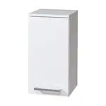 Mereo Bino - Boční skříňka 33x63x33 cm, 1 dvířka, pravá, lesklá bílá CN666