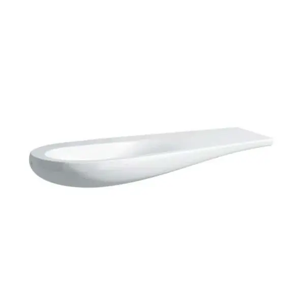 Laufen Il Bagno Alessi One - Nábytkové umyvadlo 90x50 cm, bez otvoru pro baterii, s LCC, bílá H8149754001091