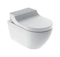 Geberit AquaClean - Elektronický bidet Tuma Comfort s keramikou, Rimfree, SoftClosing, kartáčovaná nerez 146.292.FW.1