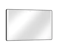 Hansgrohe Xarita Lite Q - Zrcadlo s LED osvětlením a vyhříváním, 70x120 cm, IR senzor, matná černá 54978670