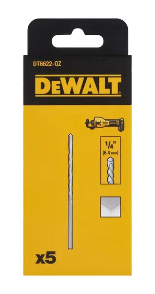 DeWALT Príslušenstvo - Rezný nástroj na sadrokartón 6,4 mm, 5 ks DT6622
