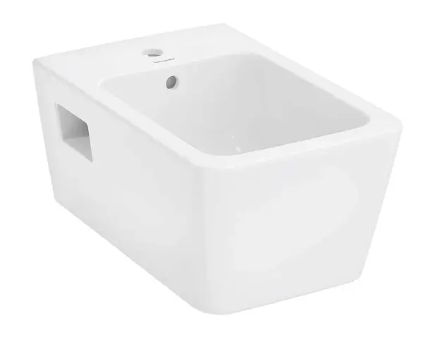 Hansgrohe EluPura Original Q - Závesný bidet, otvor na batériu, HygieneEffect, biela 62046450