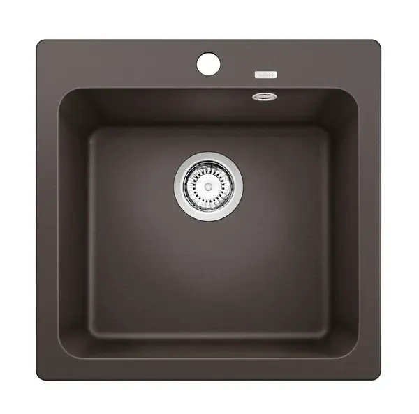 Blanco Naya 5 - Silgranitový drez, 52x51 cm, kávová 526585