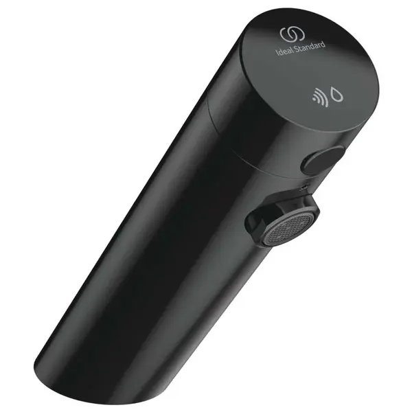 Ideal Standard SensorFlow - Senzorová umývadlová batéria bez zmiešavača, sieťové napájanie, čierny ónyx A7557B3