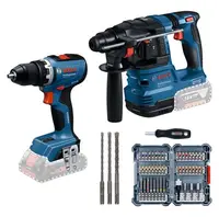 Bosch - 18V AKU sada vrtacího šroubováku GSR 18V-65 a vrtacího kladiva GBH 18V-22, s příslušenstvím, bez baterie a nabíječky 0615V0003E