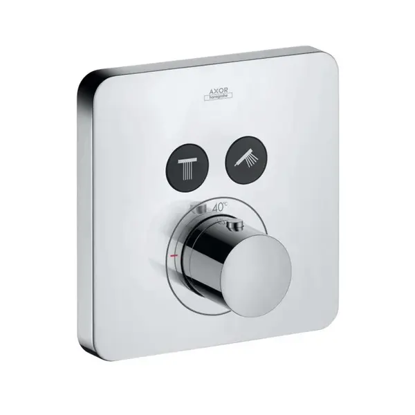Axor ShowerSelect - Termostat pod omietku na 2 spotrebiče, chróm 36707000