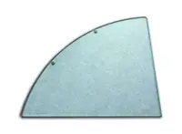 Novaservis Náhradné diely - Sklo poličky rohové vŕtané, číre 0158,X