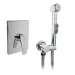 Mereo Eve - Bidetová baterie pod omítku, se sprškou, s tělesem, chrom CBV60105BS