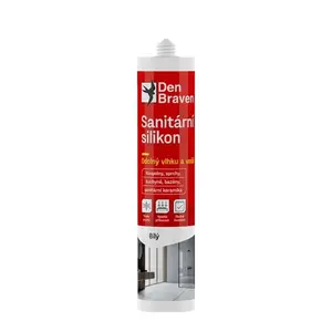 Den Braven Silikony - Sanitární silikon 280 ml kartuše bílá 30212RL