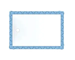Geberit Setaplano - Sprchová vanička 9x8 cm, alpská biela 154.292.11.1