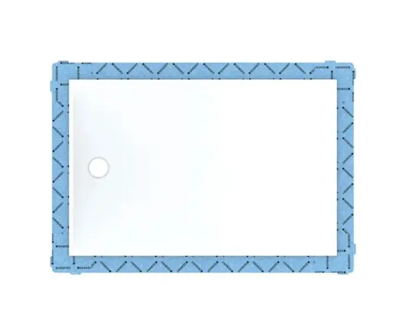 Geberit Setaplano - Sprchová vanička 9x8 cm, alpská biela 154.292.11.1