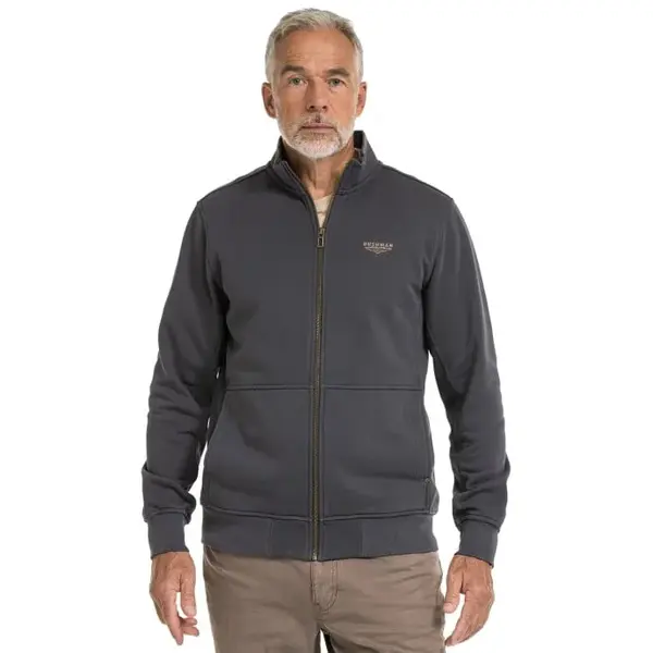 Bushman Pánská celopropínací mikina Heger, tmavě šedá XXL