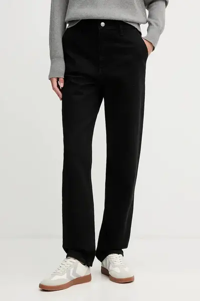 Džíny Calvin Klein Jeans dámské, černá barva, LV047D772G