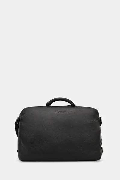 Kožená taška Tommy Hilfiger 52 x 34 x 18 cm