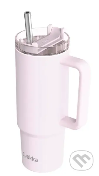 Nerezový termohrnček so slamkou Stream Light Pink 950 ml