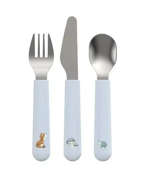 Little Dutch Forest Friends Dětský příbor 3 ks