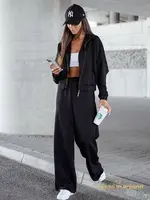 Resti Viscose Women's Tracksuit Set Long Waves