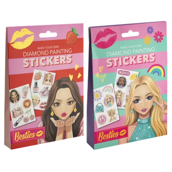 Diamantové malování Besties - samolepky 2 druhy