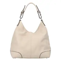 Dámska kožená kabelka béžová - ItalY Inpelle